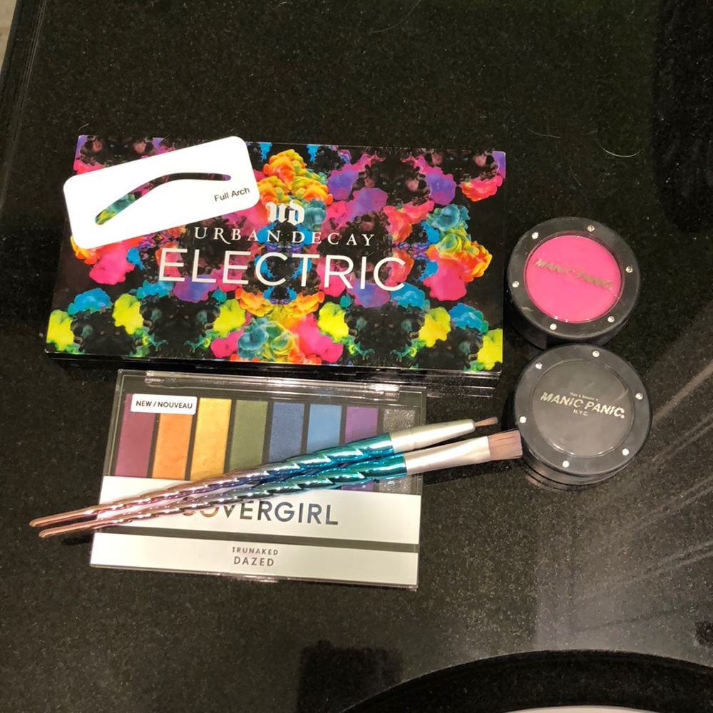 Rainbow eyeshadow collection